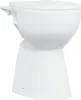 vidaXL Randloses WC 7 cm Extra Höhe Soft-Close Keramik Weiß Produktbild-Vorschau 1