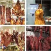 A collage of four images showing various types of meat, likely for smoking or cooking. Produktbild-Vorschau