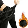 Gefütterte Winterleggings Damen mit hohem Bund, warme Produktbild-Vorschau 11