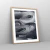 Gerahmtes Poster - Rahmen in heller Eiche - Farbe Pinsel Produktbild-Vorschau 8