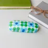 Brillenetui Daisy blau-grün Gänseblümchen-Motiv Hartschale, Produktbild-Vorschau 3
