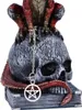 Fate of the World Dragon on Skull Gothic Figur 23cm Produktbild-Vorschau 6