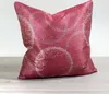 Kissen Deko von Lysel - bordeaux Ringdesign 50x50 Polyester Produktbild-Vorschau 1