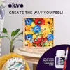 OKTO FREEDOM Bastelset DIY Blumen mit Holzrahmen 21 x 21 cm Produktbild-Vorschau 9