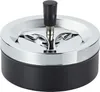 Large Ash Tray Approx. 14 cm Diameter Metal / Chrome / Produktbild-Vorschau 1