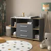 Vicco Wickelkommode Oskar, 143.2 x 93 cm mit 3 Schubladen, Produktbild-Vorschau 1