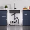 55 x 45 CM Küchenspüle Edelstahl Waschbecken Einbauspüle Produktbild-Vorschau 8