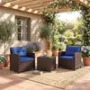 Set di mobili da giardino in rattan KOMFOTTEU, set di Anteprima dell’immagine prodotto 2