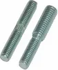 Two metal threaded studs on a white background. Produktbild-Vorschau