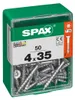 50er-Pack SPAX-Stahlschrauben mit flachem Senkkopf, Produktbild-Vorschau 6