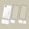 A flat lay of a phone screen protector package and its contents. Náhled obrázku produktu