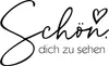 Spiegelaufkleber Schön Dich zu sehen 18.5 x 11.0 cm Produktbild-Vorschau 1