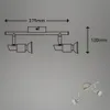 LED stropní reflektor otočný a výklopný 2xGU10 6W matný Náhled obrázku produktu 5