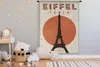 MuchoWow® Wandteppich Wandbehang Eiffelturm - Vintage - Produktbild-Vorschau 4