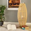 Deko  LATERNE "ZYA" |  Bambus | Natur Windlicht | Größe: 80 Produktbild-Vorschau 3