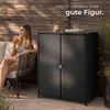 tectake® Aluminium Gartenschrank Monza 84,5 x 40,5 x 103,5 Produktbild-Vorschau 7