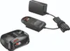 A Bosch battery charger set is displayed against a white background. Produktbild-Vorschau