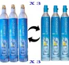 3 bouteilles de recharge Sodastream avec bouchon à vis pour Voir les images du produit 1