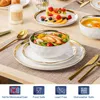 Service de table en porcelaine, 12 pièces, service à table Voir les images du produit 3