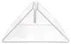 Tischschildhalter Acrylglas transparent 210mm mit tiefem Produktbild-Vorschau 2