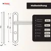 DOMINO Türgriff 78 Drückergarnitur WC - Badezimmer Set | Produktbild-Vorschau 4