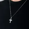 MATERIA Kreuz Anhänger Herren Damen 925 Sterling Silber Produktbild-Vorschau 3