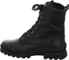 A black leather lace-up boot shown from the side against a white background. Produktbild-Vorschau