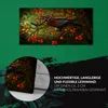 Wanduhr Uhr Wandbild Leinwand Quarz 60x30 Malerei Zweige Produktbild-Vorschau 5