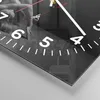 Wanduhr - Quadrat - Glasuhr - Frau Gymnastik Yoga - 30x30cm Produktbild-Vorschau 5
