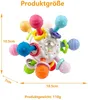 Minicee Baby Beißring Montessori Spielzeug – Sensorisches Produktbild-Vorschau 3