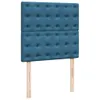 Boxspringbett mit Matratze Dunkelblau 90x200 cm Samt Produktbild-Vorschau 7