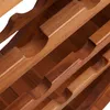CASARIA® Weinregal Fass 12 Flaschen Akazie Massiv Holz Produktbild-Vorschau 4