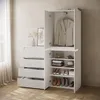 Armadio Livinity Garda Bianco con 4 porte, Model 58740 Anteprima dell’immagine prodotto 4