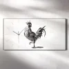 Wanduhr Bürouhr Leinwand Bild Geräuschlos 60x30 Zeichnung Produktbild-Vorschau 2