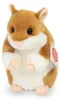 Teddy Hermann Hamster, Kuscheltier, Stofftier, Plüschtier, Anteprima dell’immagine prodotto 3