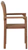 MiaMöbel | Outdoor Gartenstuhl aus Teak | 64,5 x 95 x 54cm Produktbild-Vorschau 8
