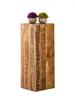 Soma Blumensäule 27x27 H50 o. 73cm Blumen Hocker Holz Produktbild-Vorschau 3