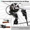 Hiland 26 Zoll 7 Gang Pendler Stadtfahrrad für Männer und Produktbild-Vorschau 8