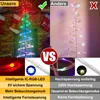 LED spirálový vánoční stromek Stmívatelné RGB světlo na Náhled obrázku produktu 5