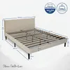 Čalúnená posteľ 140x200 a 160x200 cm s lamelovým roštom a Náhľad obrázku produktu 9