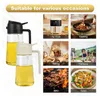 EnthuLove dosatore d'olio 2 in 1, 470 ml, spruzzatore Anteprima dell’immagine prodotto 5