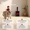 KAMINIO Elektrokamin LENI mit Ofenrohr - Elektrischer Produktbild-Vorschau 2