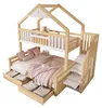 Etagenbett 90x200 & 140x200 cm mit Giebeldach, Produktbild-Vorschau 3