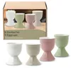 Set de 8 coquetiers, Ø 5x7 cm, couleurs claires en Voir les images du produit 1