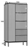 Vitrine METEOR 100 cm mit Glaselement und 2 Schubladen, Produktbild-Vorschau 4