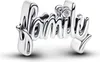 PANDORA MOMENTS Charm Family w kolorze srebrnym 794250C01 Podgląd zdjęcia produktu 1
