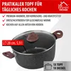 Topf MagicHome Black Marble Line, 28 cm, 5900 ml, mit Produktbild-Vorschau 2