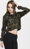 Urban Classics Ladies - CAMO CROPPED Hoody oliv camo - XS Produktbild-Vorschau 7