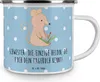 Mr. & Mrs. Panda Teetasse Schwester Heldin - Blau Pastell - Produktbild-Vorschau 3