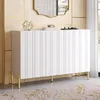 Merax Sideboard mit 3 Türen und verstellbare Böden, Produktbild-Vorschau 3